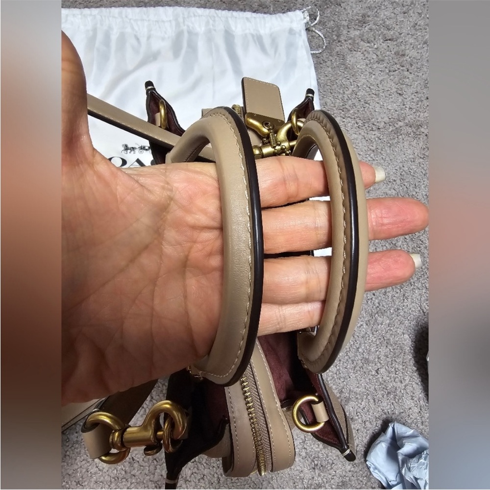 Rare taupe Coach rogue 25 - Picture 7 of 10